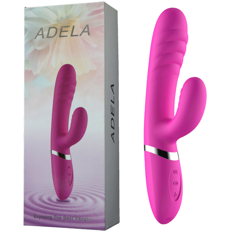ADELA VIBRATOR & STIMULATOR FUCHSIA