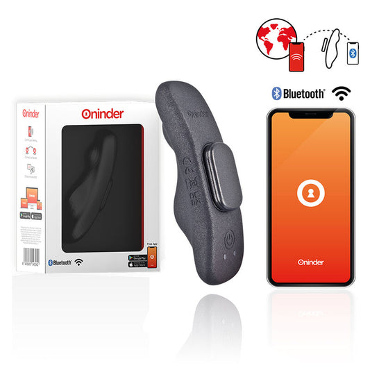 MANILA PANTY RECHARGEABLE VIBRATOR 9 SPEED 9.6 CM X 2.6 CM - FREE APP
