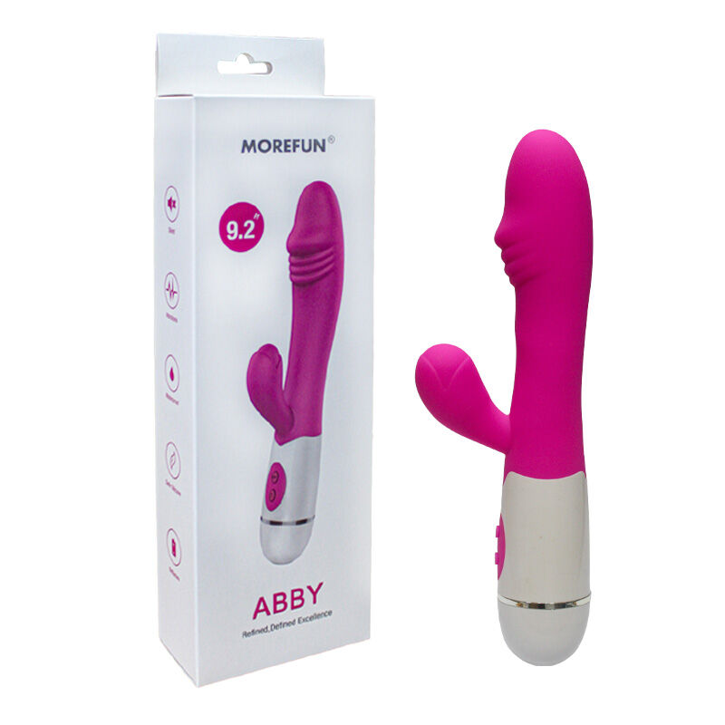 ABBY VIBRATOR & STIMULATOR 16 SPEEDS PINK