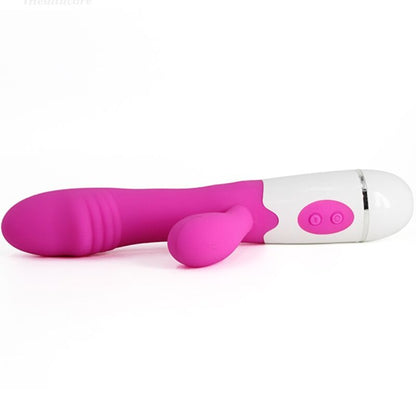 ABBY VIBRATOR & STIMULATOR 16 SPEEDS PINK