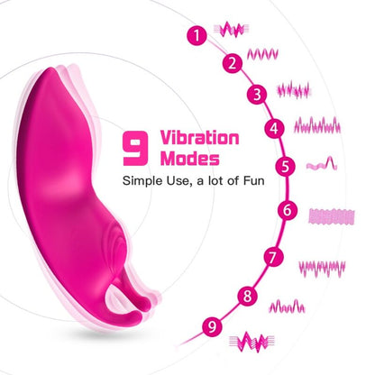 HONEYBEE WEARABLE PANTIES VIBRATOR G-SPOT REMOTE CONTROL FUCHSIA