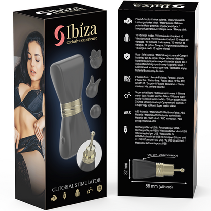 CLIT STIMULATOR 3 HEADS BOW