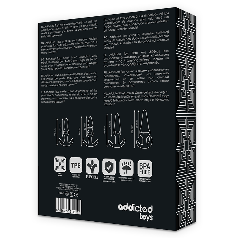 SET 4 ANAL PLUGS